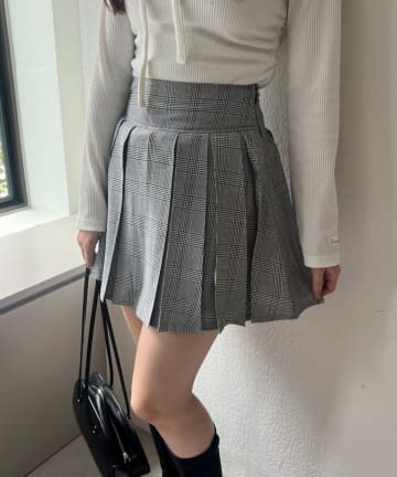 Remind me and forever(リマインドミーアンドフォーエバー) 【SETUP対応】BOXプリーツミニスカート