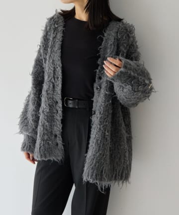 gemeil(ジェムイル) シャギーカーディガン(LA-332)