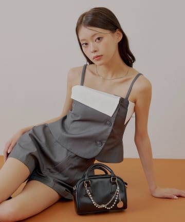 OUTLET(アウトレット) 【Chico】シャツドッキングスーツベアトップ