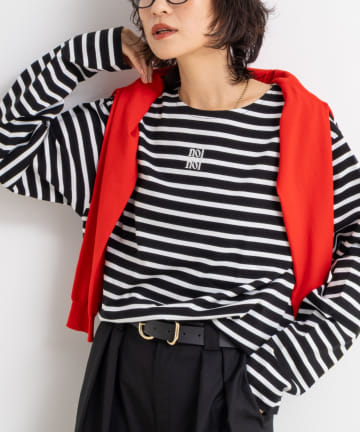 NOLLEY'S(ノーリーズ) nolnol　MVSシルケットボーダーT