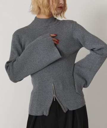 Lui's(ルイス) 【mi-企画】2WAYフレアスリーブニット