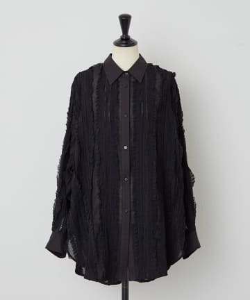 BEARDSLEY(ビアズリー) 《HiROMITHiSTLE》ギャザーフリルシャツ