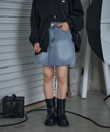 -goocy-(グーシー) デニムミニスカパン