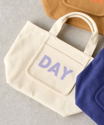 BIRTHDAY BAR(バースデイバー) キャンバスロゴプリントミニトートバッグ