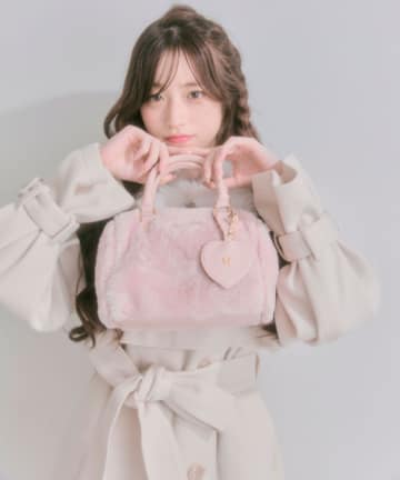 OLIVE des OLIVE(オリーブ デ オリーブ) Aimerianejoieファーミニボストンバッグ