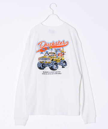 FREDY & GLOSTER(フレディ アンド グロスター) 【Duckster/ダックスター】ヴィンテージ調ワッフルロンT