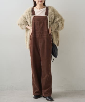 PUAL CE CIN(ピュアルセシン) コーデュロイサロペット