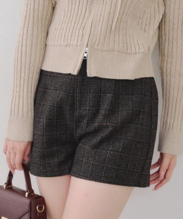 【Tweed Collection】チェックショートパンツ