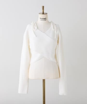 Seemi.by NICE CLAUP(シーミーバイナイスクラップ) 【Seemi.】クロスニット