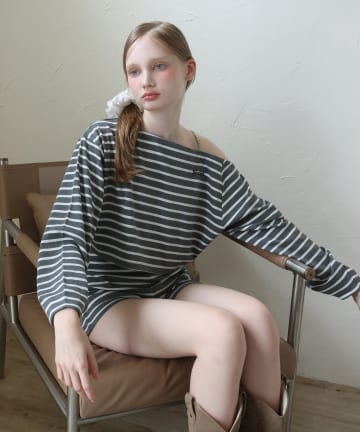 Seemi.by NICE CLAUP(シーミーバイナイスクラップ) 【Seemi.】ワンショルトップス