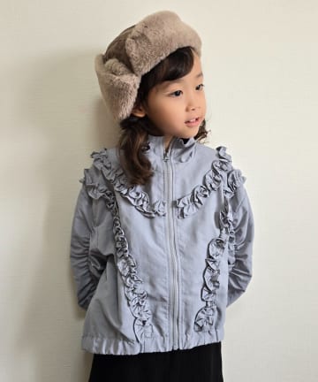 CIAOPANIC TYPY(チャオパニックティピー) 【KIDS】フリルギャザーマンパ