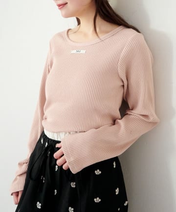 Kastane(カスタネ) 【新色追加/5色展開】ニットタグロンTEE