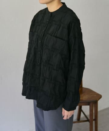 ear PAPILLONNER(イア パピヨネ) ブロックブラウス【SUM1 STYLE(スミスタイル)】