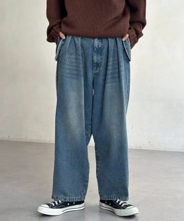 CPCM(シーピーシーエム) 裏起毛ミリタリーデニム