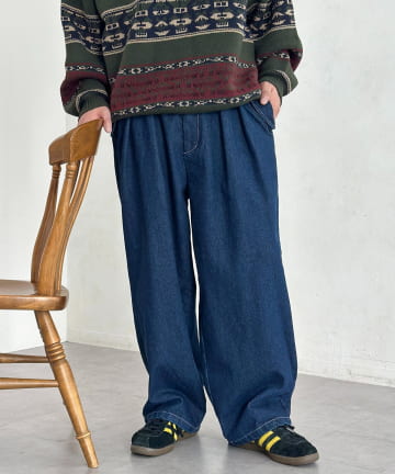 裏起毛ミリタリーデニム