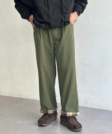 CPCM(シーピーシーエム) 裏チェックスケーターパンツ