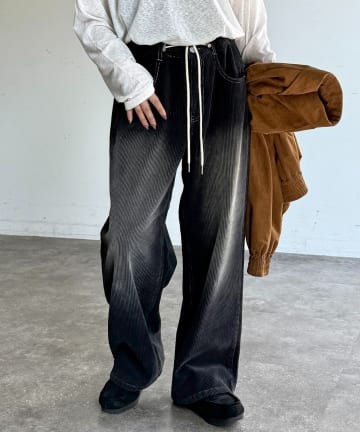 CPCM(シーピーシーエム) コーデュロイワイドパンツ