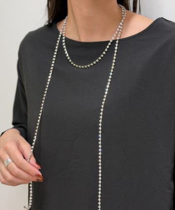 LOUNGEDRESS(ラウンジドレス) 【GALENA/ガレナ】ビジューロングネックレス