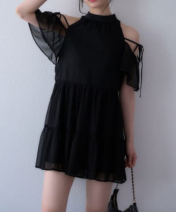 NICE CLAUP / OLIVE des OLIVE OUTLET(ナイスクラップ  / オリーブ デ オリーブ アウトレット) 【one after another】アメスリチュニック