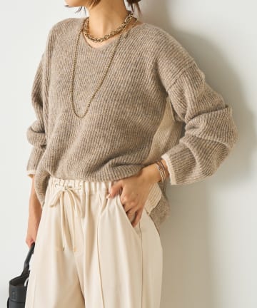 Jena　espace merveilleux(ジェナ　エスパスメルヴェイユ) 配色アゼVニット