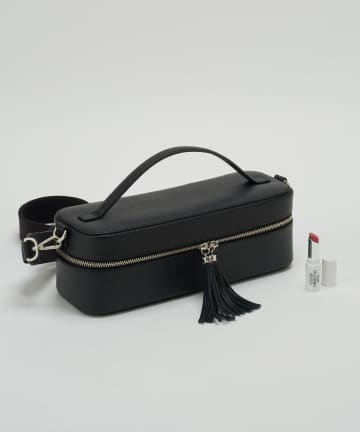 russet(ラシット) レザー2WAYバニティバッグ リップセット