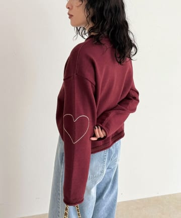 FREDY & GLOSTER(フレディ アンド グロスター) ハートステッチニットプルオーバー