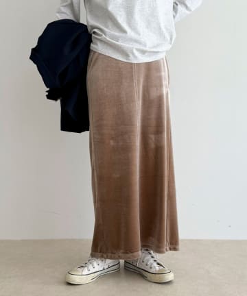 FREDY & GLOSTER(フレディ アンド グロスター) ベロアタイトスカート