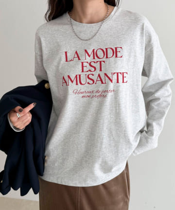 FREDY & GLOSTER(フレディ アンド グロスター) ロゴプリントロンTシャツ