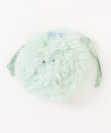 NICE CLAUP / OLIVE des OLIVE OUTLET(ナイスクラップ  / オリーブ デ オリーブ アウトレット) OUTLET限定【RMAF】スフレベア巾着ポーチ