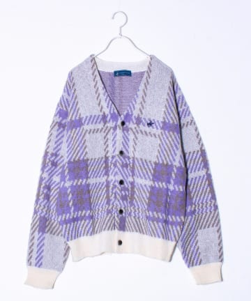 FREDY & GLOSTER(フレディ アンド グロスター) 【実績品番/UNISEX/別注柄あり】【BHPC】モヘヤタッチニットカーディガン