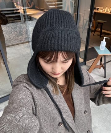 CIAOPANIC TYPY(チャオパニックティピー) 耳付きあったかニット帽