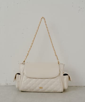 Chico(チコ) 3wayサイドポケットキルティングバッグ