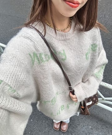 CIAOPANIC(チャオパニック) ハンドクラフトロゴニット