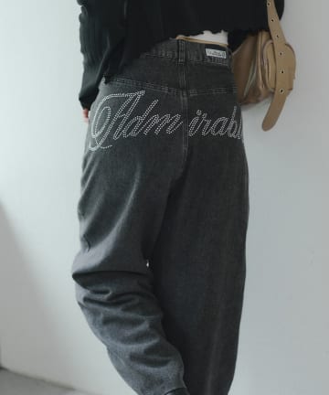 NICE CLAUP / OLIVE des OLIVE OUTLET(ナイスクラップ  / オリーブ デ オリーブ アウトレット) 夢かわいい【RMAF】ウィッシュコアカーブバギーデニム