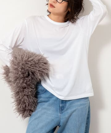 NOLLEY'S(ノーリーズ) ＭY STANDARD ウォッシャブルアルビニエアリータッチロンT