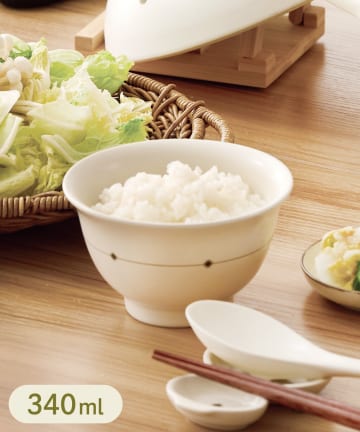 3COINS(スリーコインズ) 茶碗：340ml／KITINTO