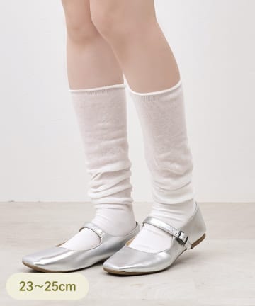 3COINS(スリーコインズ) くしゅくしゅルーズソックス