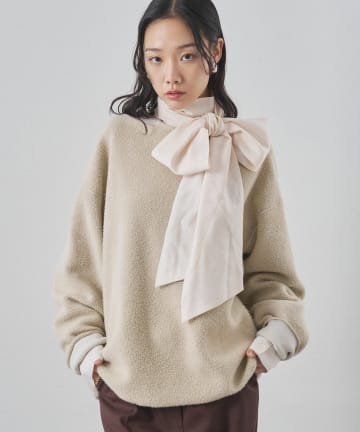 Whim Gazette(ウィム ガゼット) 【インフルエンサーコラボ】ピグメントスウェットプルオーバー