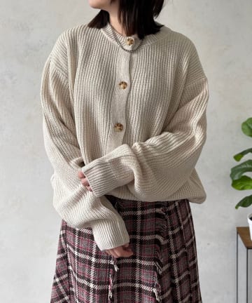 LOCUST(ローカスト) 【体系カバー】ラメニットカーデ