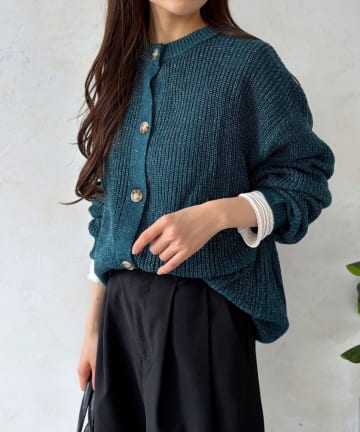 LOCUST(ローカスト) 【体系カバー】ラメニットカーデ