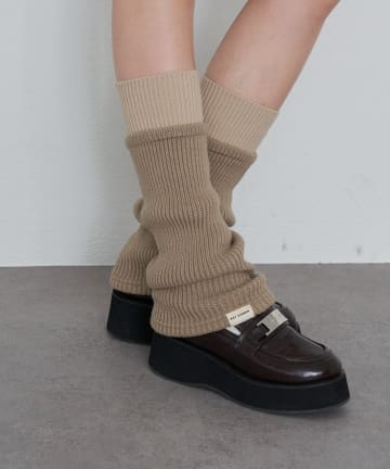 RAY CASSIN(レイカズン) 配色レッグウォーマー