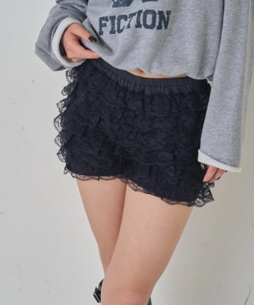 レースショートパンツ