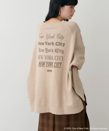 LARUTA(ラルータ) MIX NYCフォンド裏毛プルオーバー