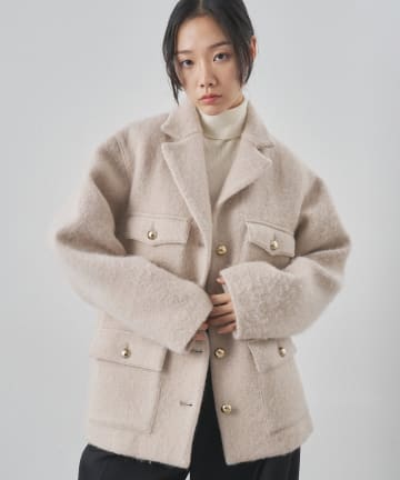 Whim Gazette(ウィム ガゼット) シャギーサファリジャケット