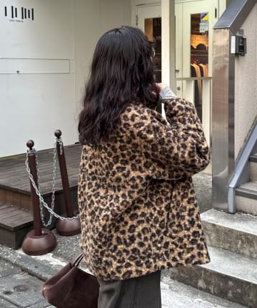 FREDY & GLOSTER(フレディ アンド グロスター) ループシャギースタンドカラーコート