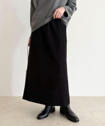 FREDY & GLOSTER(フレディ アンド グロスター) 起毛ツイルＩラインスカート