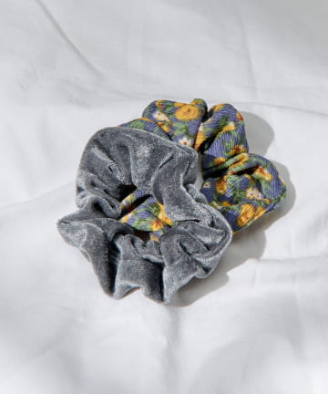 小花柄シュシュセット(2P)