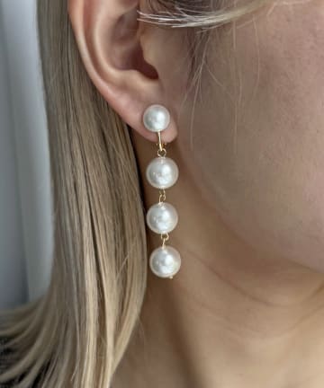 Lattice(ラティス) シンプルロングイヤリング