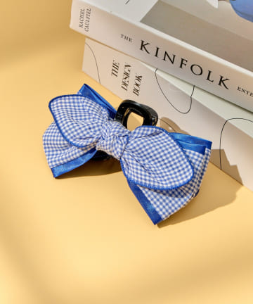 Lattice(ラティス) チェックリボンクリップ