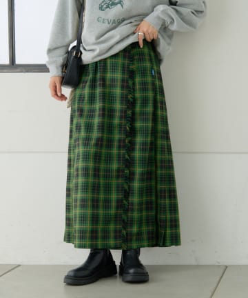 CIAOPANIC TYPY(チャオパニックティピー) 【GEVACO】チェックサイドベルトスカート